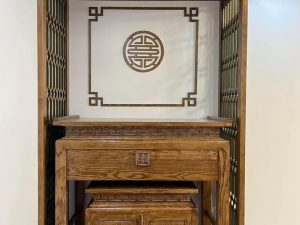 Ban Thờ Đứng gỗ sồi 127x61x127cm