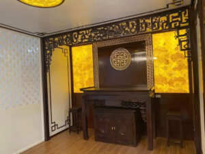 Vách CNC phòng thờ mẫu 13