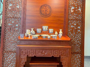 Vách CNC phòng thờ mẫu 20