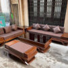 Ghế Sofa chân thuyền gỗ hương số 2
